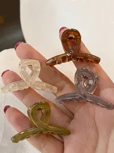 Vintage Colorful Hair Claws, Casual and Versatile Hair Accessories for Women, Minimalist Headwear Suitable for Thick Hair, Hair Clips, Hair Clip Set