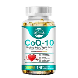 CoQ10 200mg Softgels, 3x Better Absorption, Antioxidant for Heart Health & Energy Production, Coenzyme Q10 Supplements, 1 Month Supply, 120 Count