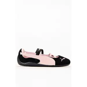 Puma Women's Women's Black & Pink Speedcat Ballet Sandals