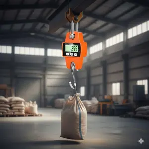 Portable Handheld Electronic Industrial Crane Scale 660lbs, High Precision Waterproof Shockproof Aluminum Case for Logistics Lifting, Outdoor Fishing Hunting Farm Commercial Weighing Tools