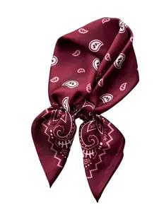 Luxury Square Scarf For Women Ladies Paceley Hijab 70*70cm Elegant Neckerchief Bandanas Soft Stain Faux Silk Scarves Shawl Warps Paisley Print Scarf Fashion Shawl Wrap
