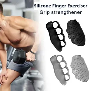 Silicone fitness grips for weightlifting, non-slip hand protection grips suitable for both men and women, durable weightlifting grips, exercise grips, dumbbell grips, palm protection for training, Exerciser, Strengthener