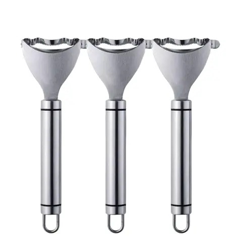 3PCS Heavy-Duty Stainless Steel Corn Kernel Remover Peelers - Sharp Labor-Saving Cob Stripper, Kitchen Vegetable Cutter, Rust-Resistant Ergonomic Grip Dishwasher-Safe Home Food Prep Utensil