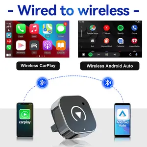 Mini Wireless Apple CarPlay Adapter, for both Apple and Android,converts wired to wireless, suitable for factory wired CarPlay cars from 2016+