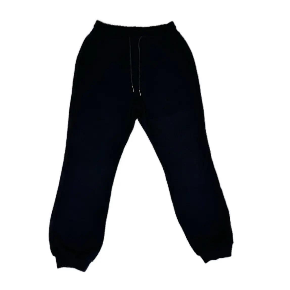 Black Rhinestones Heart Sweatpants