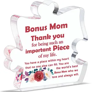 Mom Birthday Gifts for Mom I Love You Mom Mothers Day Gifts Hug Heart Crystal Paperweight for Mom. Acrylic Photo Plaque Acrylic Plaque Decor Signs Friend
