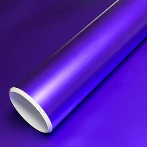 Premium Matte Satin Metallic Purple Vinyl Wrap Film Car Sticker Decal With Air Release Self Adhesive Vehicle Exterior Decoration Car Decals
