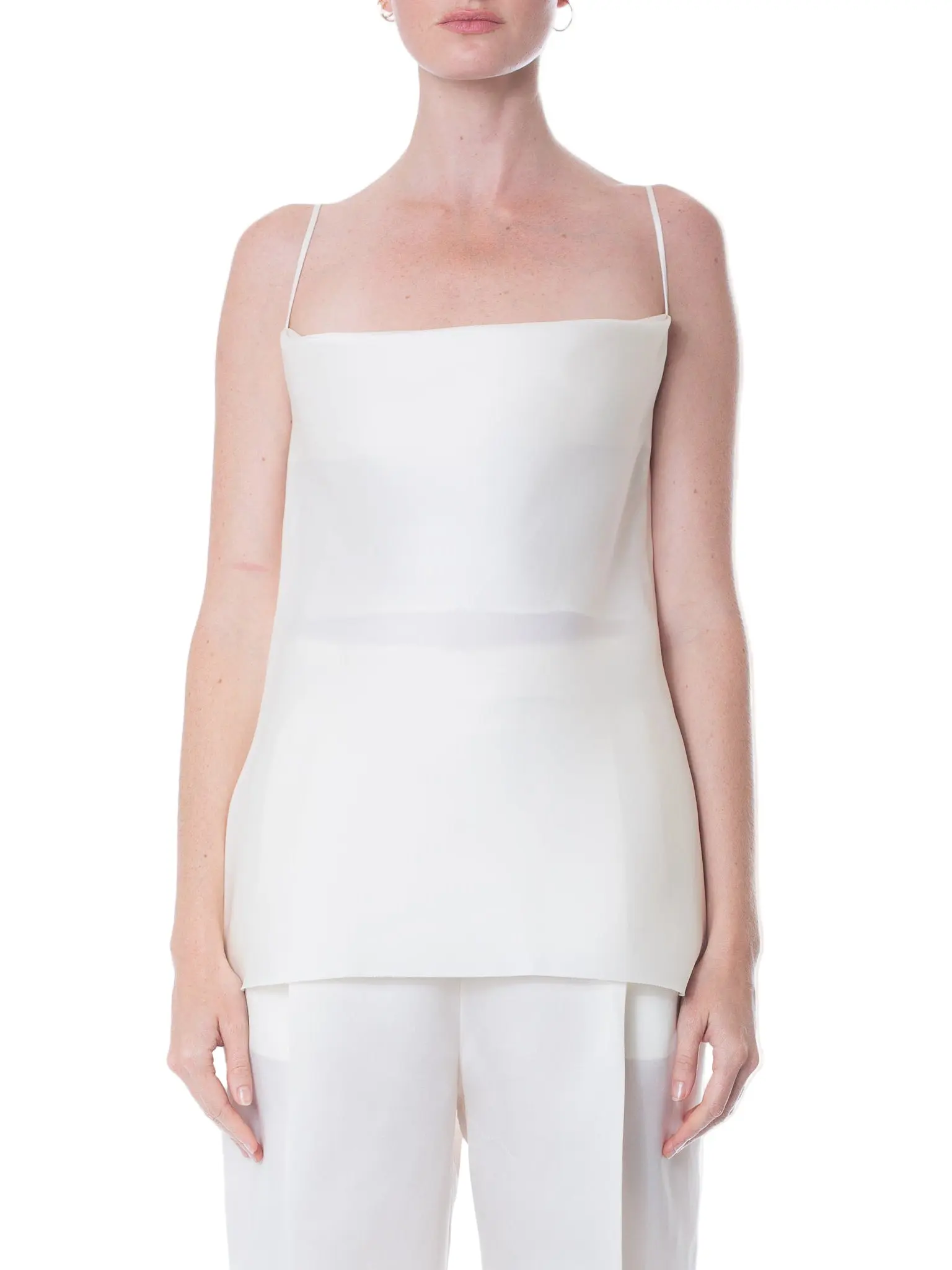 GIA STUDIOS Cowl Neck Vietnamese Silk Camisole