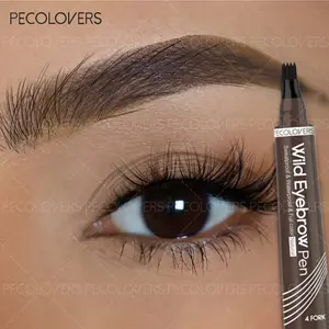 1PC Dual-Purpose Tool for Filling in Hairlines And Eyebrows Features Ultra-Fine Fiber Bristles with a Bionic Design, Making It Waterproof And Sweat-Resistant Without Smudging. It Effortlessly Creates Distinct Eyebrow Thickener Eyebrow Pencils