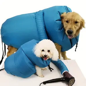 Convenient Pet Drying  catbathbag  Bag Dog Cat Puppy Rabbit Kitty Kitten Husky Goldendoodle Bath Grooming Quick Drying Box Dryer Coat Portable Folding Dog Hair Dryer Blow Bag Pet Practical Hair Blowing Tool bathing bags cats doggiedryerbox pet drying box
