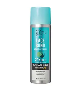 KISS COLORS & CARE Lace Bond Spray, LBS02 Ultimate Hold, 11oz Hair Styling Bond Spray for Lace Wigs