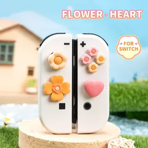 GeekShare Flower-Heart Button Caps with Vivid and Colored Designs Accessories Console