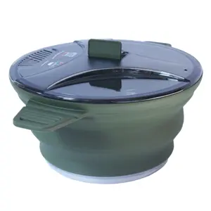 [Camping Collapsible Cook Pot] Camping Pot, Portable Cookware for Outdoor Hiking