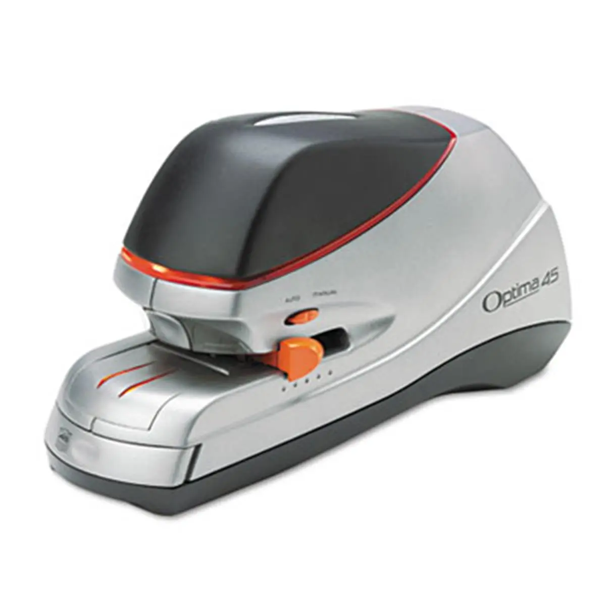 Swingline Optima Electric Stapler - Office Accessories, 45-Sheet Capacity, Silver, Automatic/Manually Activated Stapling, Flat Clinch Mechanism, Quiet Performance, Neater Paper Stacks for Office Use, Automatic Or Manually Activated Stapling