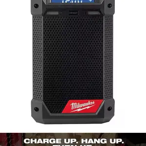 Milwaukee M12 12-Volt Lithium-Ion Cordless Bluetooth/AM/FM Jobsite Radio with Charger