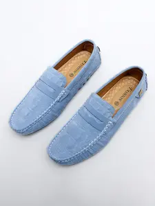 Men's Fashion Velvet Loafers, Classic Solid Color Options, Elegant Anti-Slip Sole, Casual Walking Shoes for Outdoor Work Driving, Flat Footwear