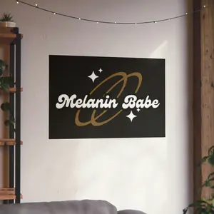 Melanin Babe Matte Horizontal Posters