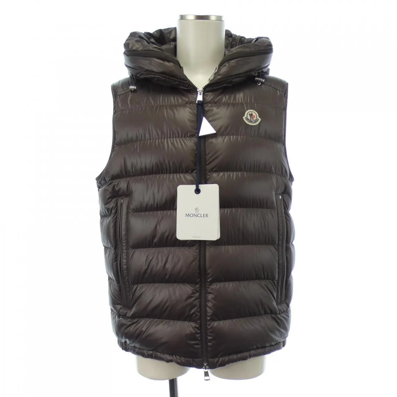 Pre-owned MONCLER Nylon Small Leather Goods BARANT Down Vest