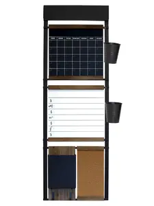 THE RACHEL Wall Organizer by 1THRIVE | Home Organization | Home Schooling | Command Center Matte Racks