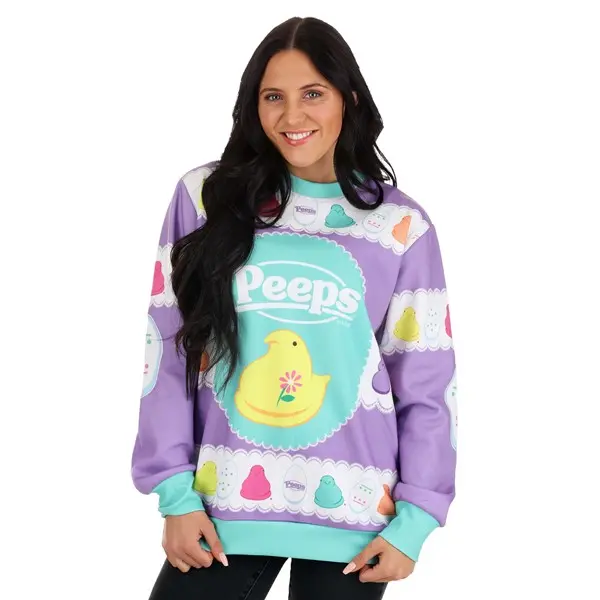 Adult Peeps Ugly Easter Sweater