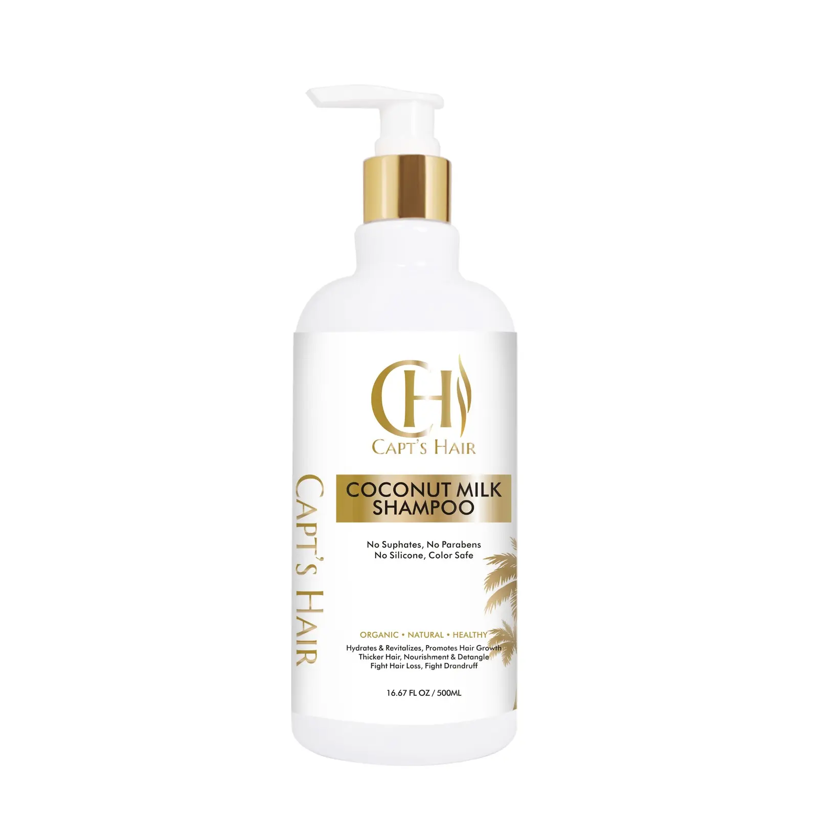 Coconut Milk Shampoo-Cooconut Milk Mosturizing Shampoo for All Hair Types, Organic, Natural and Sulfate-free, Hydrating and Restoring, ideal for Men ansd Women-(16.67 Fl Oz)