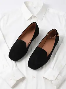 Walk in Pure Softness!  Velvety Suede Loafers for Women | Lightweight Spring Slip-On Flats