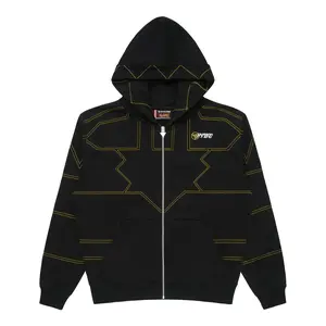 YUGIOH PUZZLE ZIP HOODIE (BLACK)