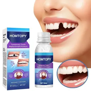 Malleable Dental Gel, Temporarily Repairing Missing Or Damaged Teeth, Comfortable And Natural To Wear, Portable And Easy To Operate, Easily Achieving A Natural Smile, Oral Care Denture Replacement Solution.