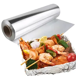 393.7-inch disposable aluminum foil roll, non-stick barbecue wrapping paper, kitchen oil-proof tool for ovens, suitable for baking and grilling, Kitchenware