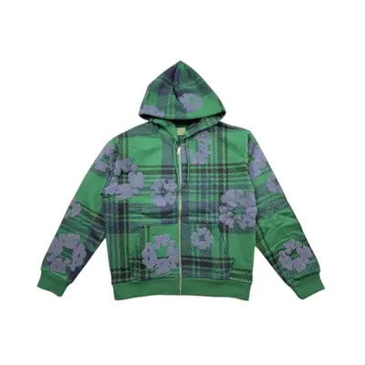 Supreme Big Logo Zip Up Hooded Sweatshirt in The Woodland Camo