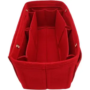 Felt Purse Organizer Insert - Multi Pocket Bag in Bag Organizer Shaper