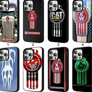 Kenworth Heavy Truck Phone Case, Shockproof Cover Compatible with iPhone X, 11, 12, 13, 14, 15, 16, 17 Series & Galaxy Series