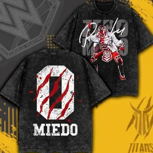 Best Pentagon Cero miedo premium washed WWE tee, wrestling outfit, graphic tees, gym outfit, workout outfit, men gifts, woman gifts HD1