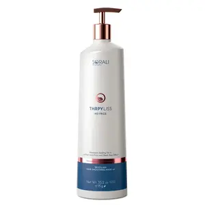 Sorali PROGRESSIVE THERAPY LISS No Frizz Reconstructive Mask 4X1 1KG - Brazilian Hair Keratin Smoothing Formula with Macadamia & D-Panthenol for Straightening & Hydration