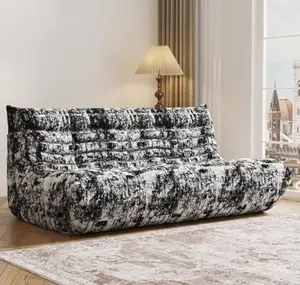 【Fall Deals For You】Bean Bag Chair, Fireside Chair, Large Bean Bag Chair for Adults, Bean Bag Chairs for Teens with High-Resilience Foam, Non-Slip Base Floor Lounge Sofa,Living Room 3-Seater