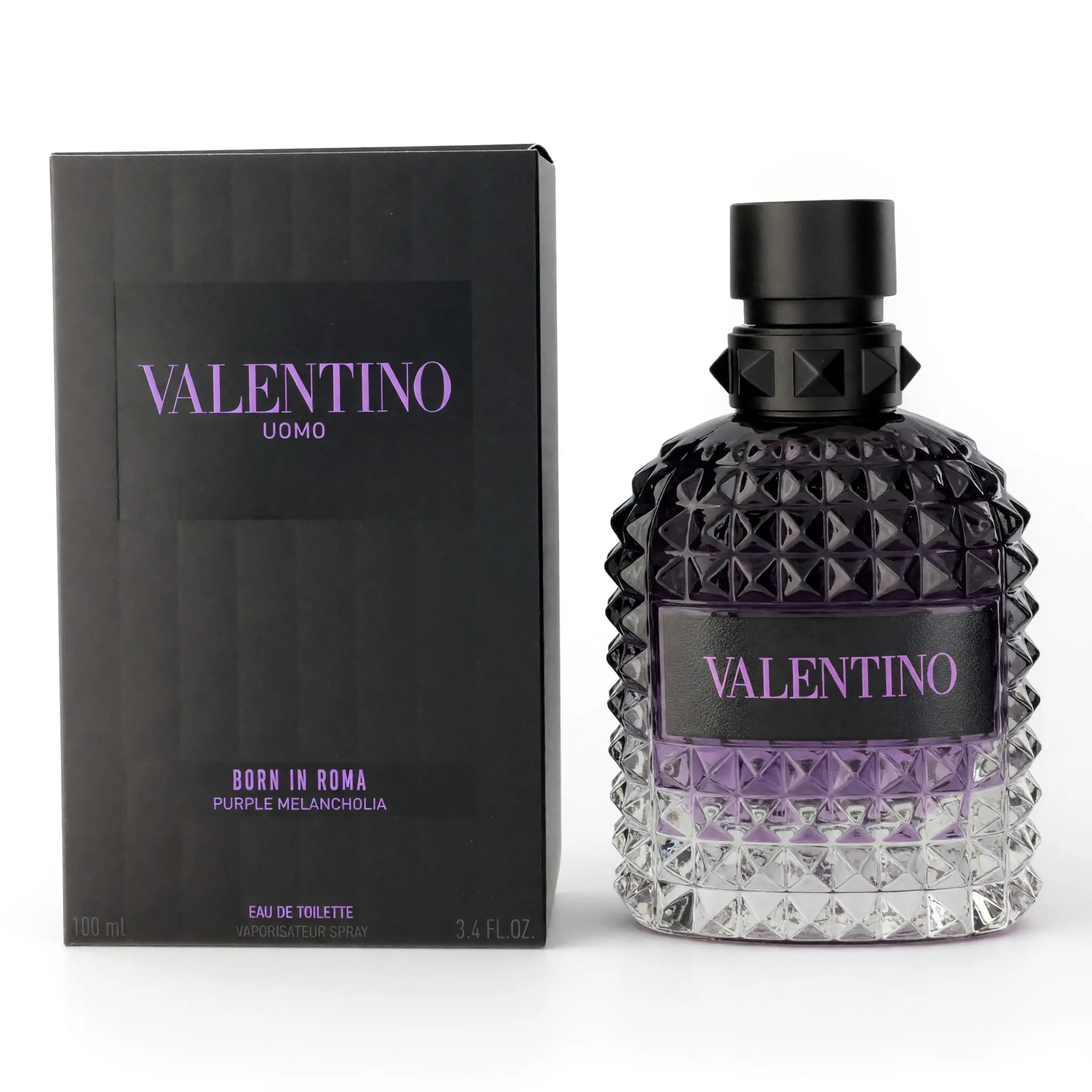 Valentino Uomo Born in Roma Purple Melancholia by Valentino, 3.3oz EDT Spray men