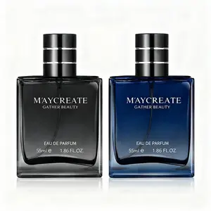 M'AYCREATE Men's Eau De Toilette 55ml Azure Sea Salt Freshness Knight Woodsy Deep Scent Long Lasting Marine Classic Fragrance with Lemon Cedarwood Notes Ideal for Spring Summer Outings