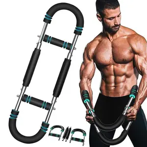 Twister Arm Trainer, 40-100lb Adjustable Chest Workout Equipment, Arm Trainer, Twister Arm Trainer, Portable Power Twister Bar, Detachable Design Fitness Anywhere