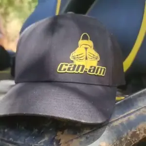 Can-am Custom Made Patch Hat-Adjustable Snap-Back Style - Available in Multiple Colors & Designs - Classic 112 to Flat Bill Flex Fit Styles casual baseball cap