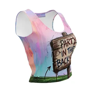 BACKYARD PARTY CROP TOP