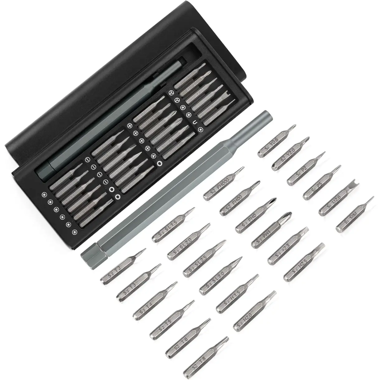 24-in-1 Precision Screwdriver Set,  Small Screwdriver Magnetic Set, Mini Carrying Repair Kit for Cameras, Laptops, Cell Phones, Eyeglasses, Game Consoles, Watches