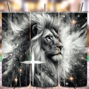 Lion | 20oz sublimation transfer print out (TRANSFER ONLY, NOT A FINISHED TUMBLER)