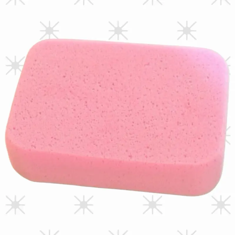 Grout Sponge Pink for Construction Uses and Multi-Use Applications dimensions 7 length 5 wide 2 inches thick