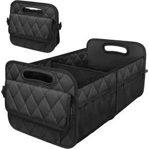 1 piece trunk, car storage box, car storage box, 6 pocket storage boxes, in-car supplies, auto parts, luggage, trunk, Car Trunk Organizer