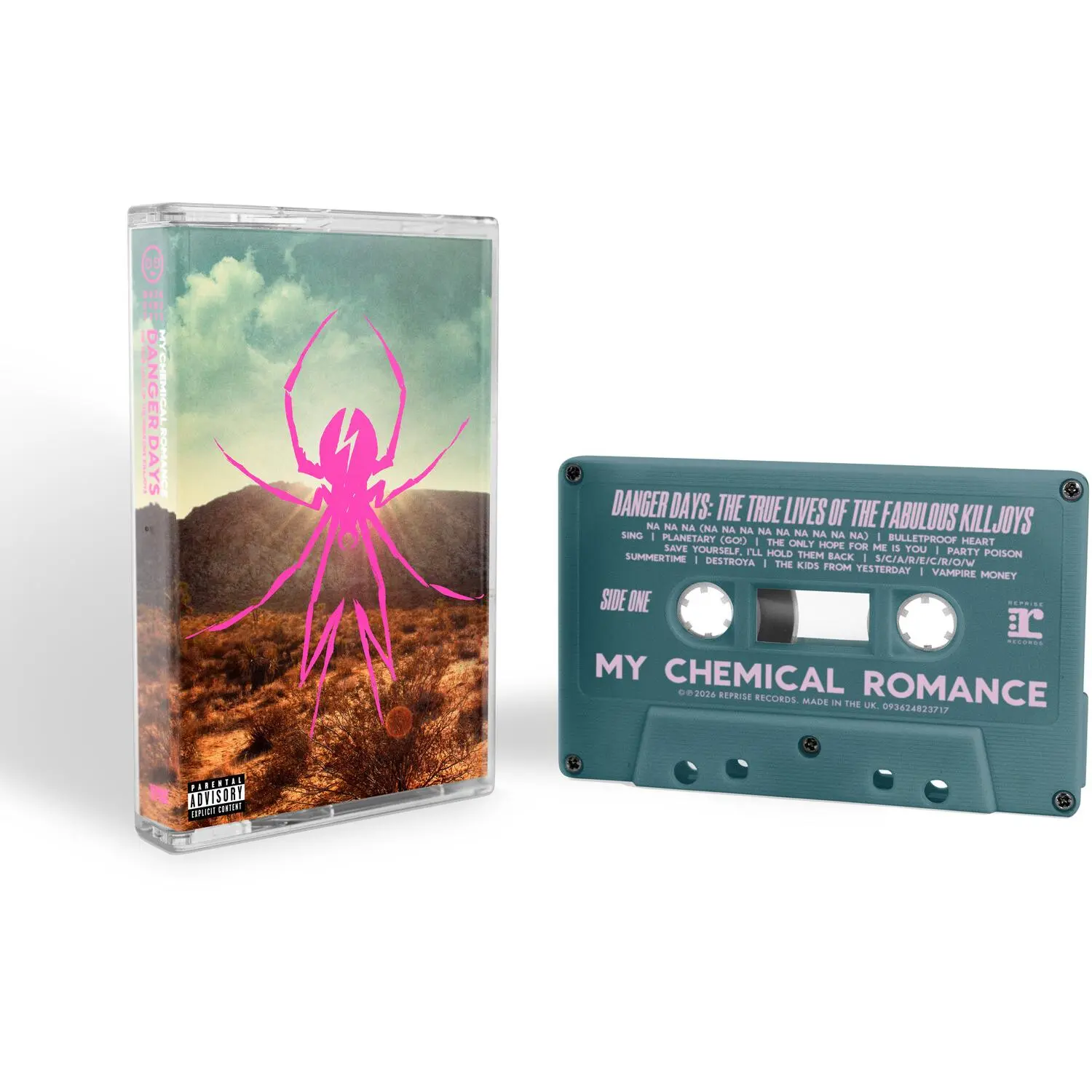 My Chemical Romance - Danger Days: The True Lives of the Fabulous Killjoys (Deluxe Edition)  [CASSETTES] Explicit, Blue, Bonus Tracks, Colored Cassette , Deluxe Ed, Rmst