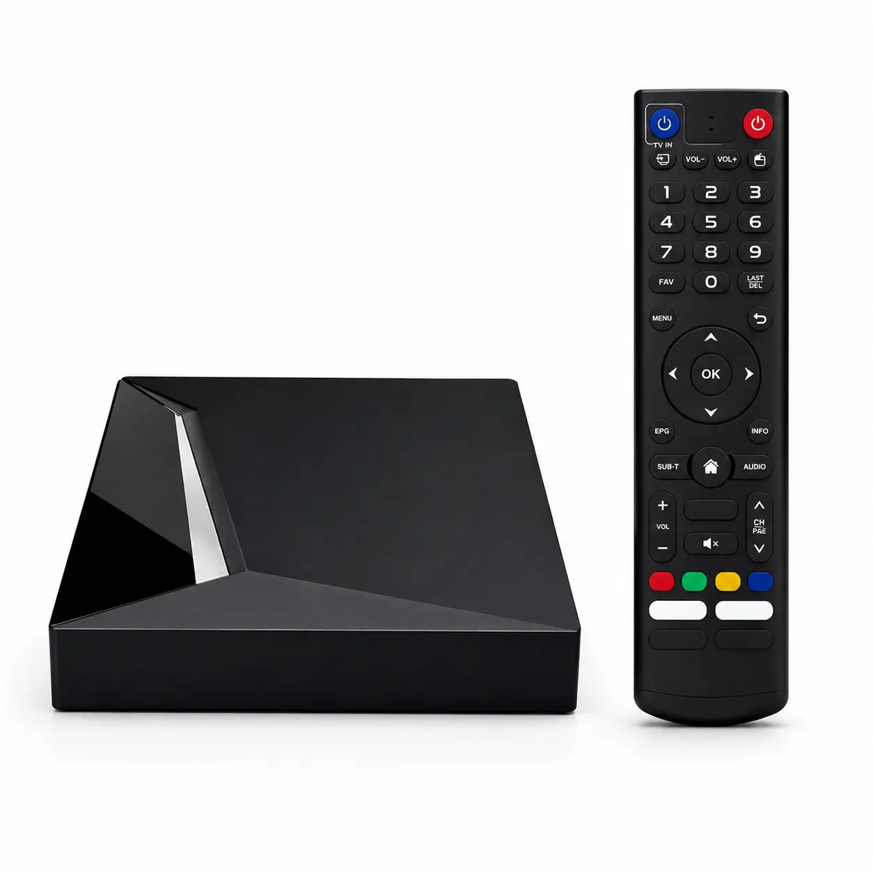 V5 Pro Media Box with Wireless Remote Control for Home Entertainment