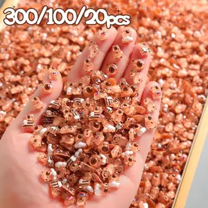 Mini Capybara Resin Beads, 300/100/20pcs, Beads Charms, Bead Assortment, Microcapybara Craft Supplies, Fairy Garden Decor, Dollhouse Miniatures, DIY Art Projects, Diy With Charms