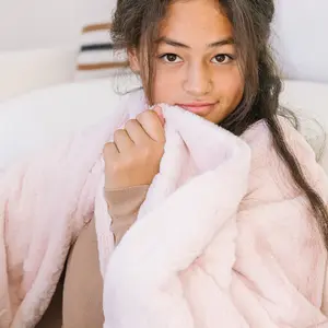 Blossom Pink Minky Blanket