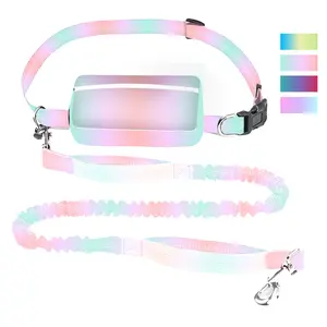 pet sports running waist bag, multifunctional dog leash, dog leash.