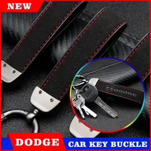 Dodge Car Keychain Accessories, Stylish Auto Keyring for Dodge Owners, Durable and Trendy Design, Perfect Gift Idea for Drivers